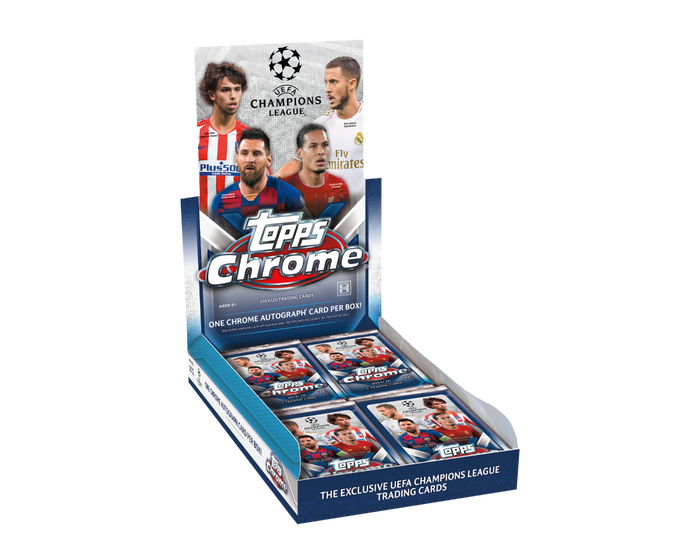2020 Topps Chrome UEFA Champions League Hobby Box